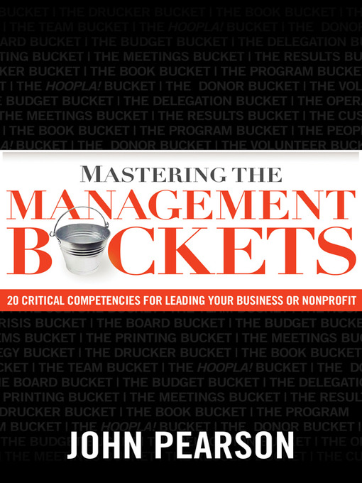 Title details for Mastering the Management Buckets by John Pearson - Available